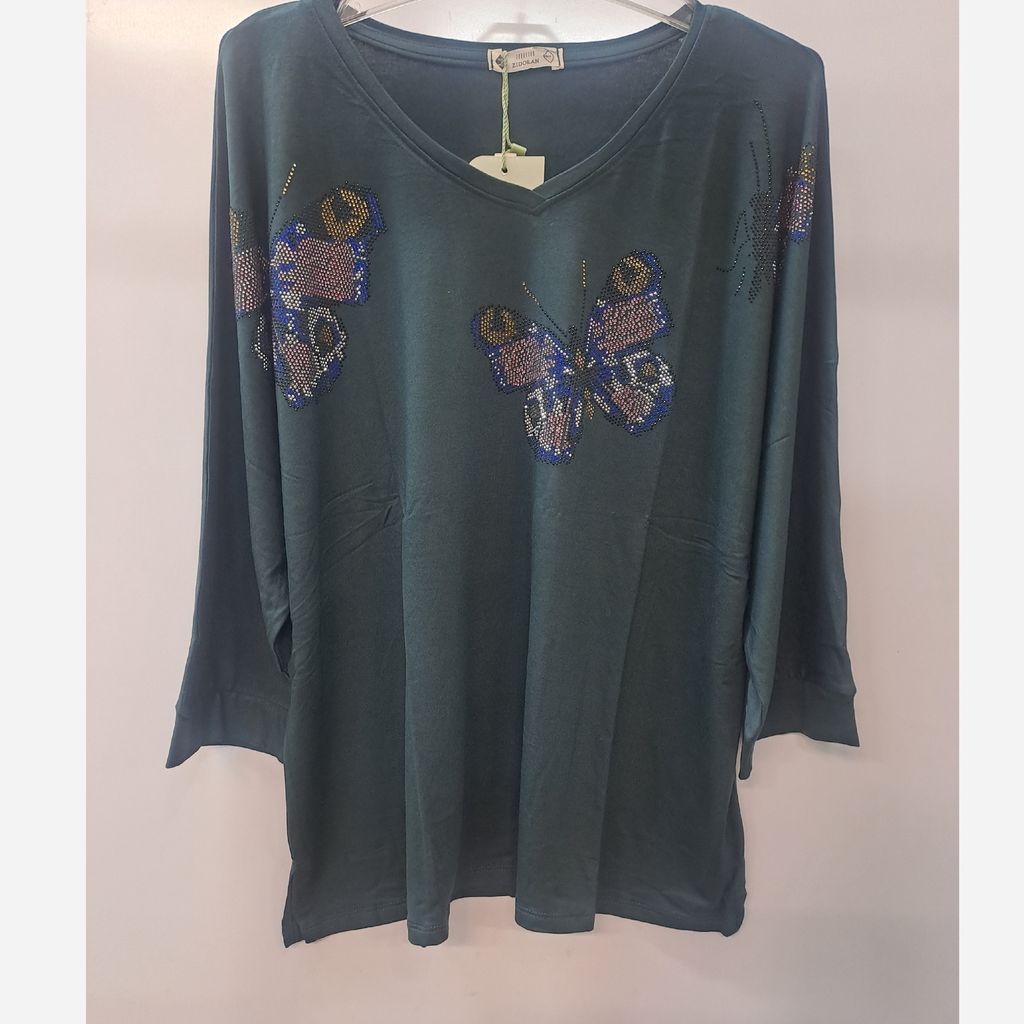 فروش اینترنتی بلوز استین کیمونو پروانه ای