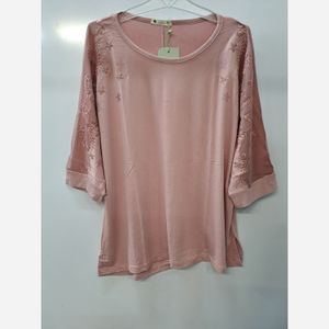 بلوز زنانه استین کار شده 