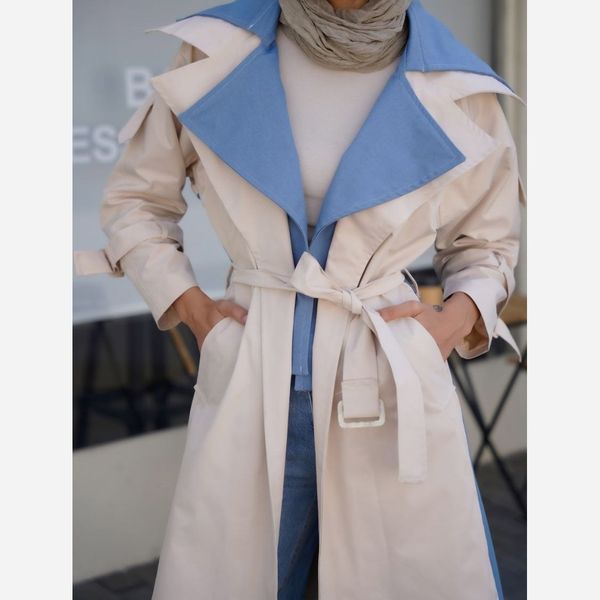 بارونی کرم دو یقه