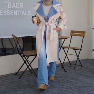 قیمت ارزان بارونی کرم دو یقه 