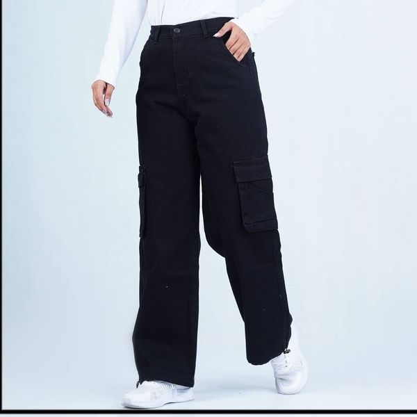 شلوار کارگو کتان