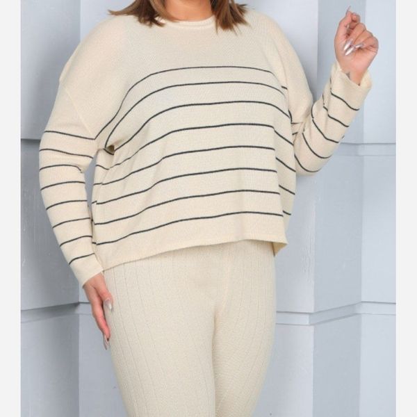 بلوز بافت راه راه