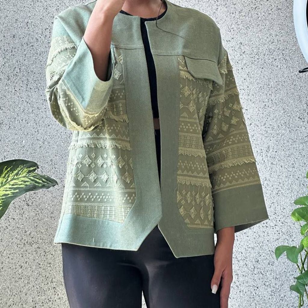 قیمت ارزان کت خامه دوزی