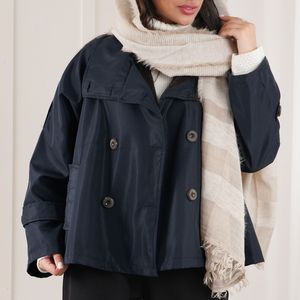 خرید اینترنتی ترنچ کت آستردار آیلین