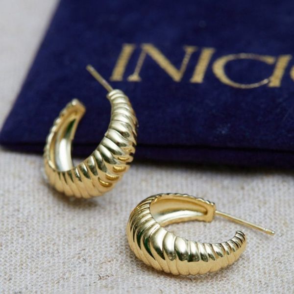 گوشواره حلقه ای زنانه مدل مارپیچ - accessory_vay - Gosh 044