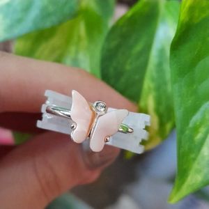 مشخصات انگشتر زنانه مدل پروانه - accessory_vay - Angoshtar 005