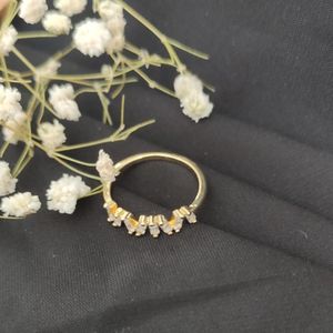 قیمت ارزان انگشتر زنانه مدل تاج - accessory_vay - Angoshtar 007