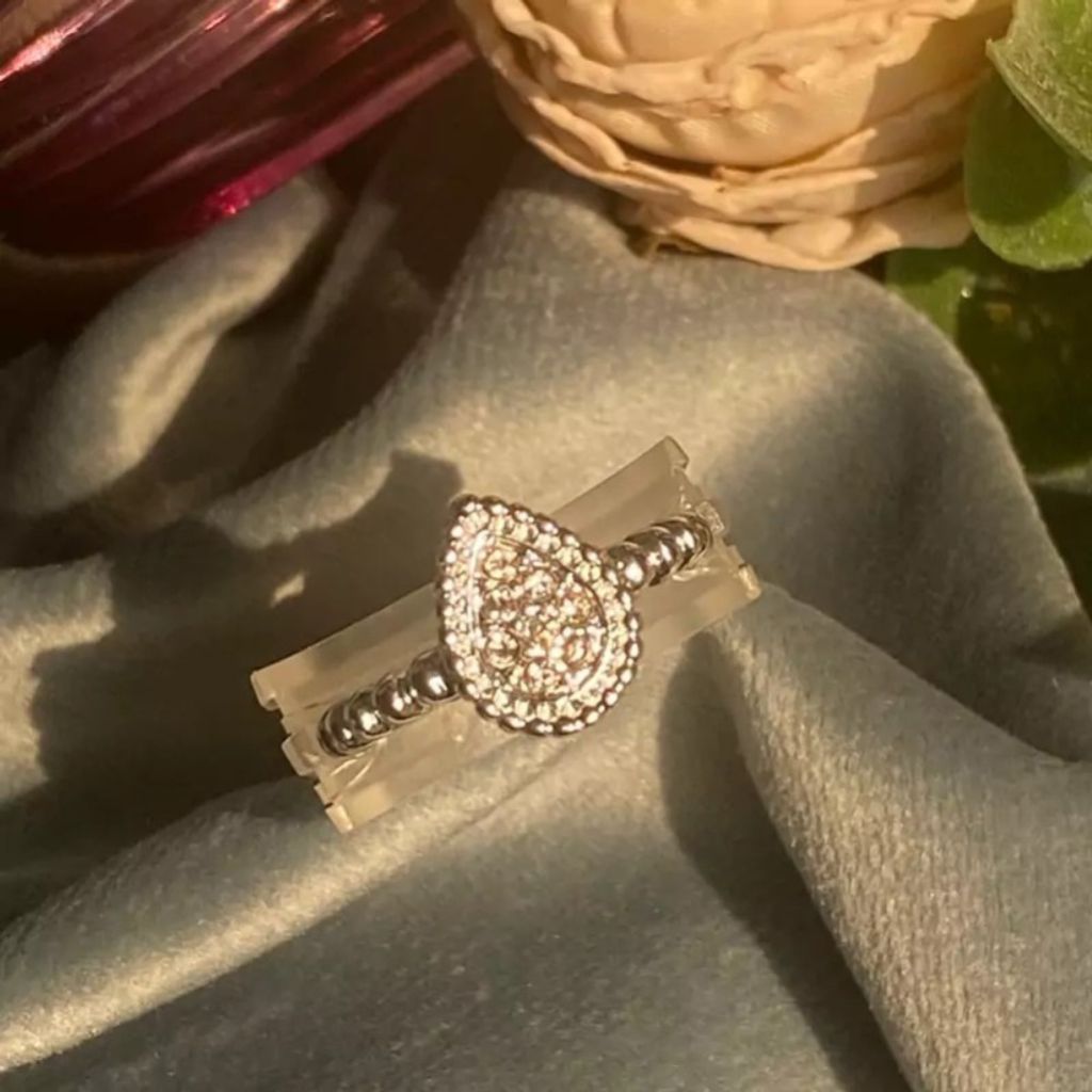 خرید انلاین انگشتر زنانه مدل اشک - accessory_vay - Angoshtar 012