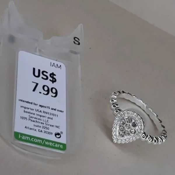 انگشتر زنانه مدل اشک - accessory_vay - Angoshtar 012