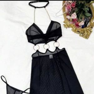 خرید اینترنتی لباس خواب بلند حلقه دار