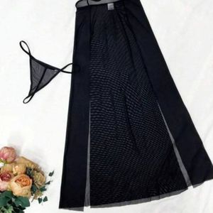 خرید آنلاین لباس خواب بلند حلقه دار