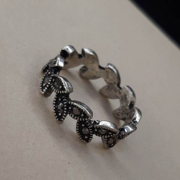 انگشتر زنانه مدل برگ - accessory_vay - Angoshtar 015