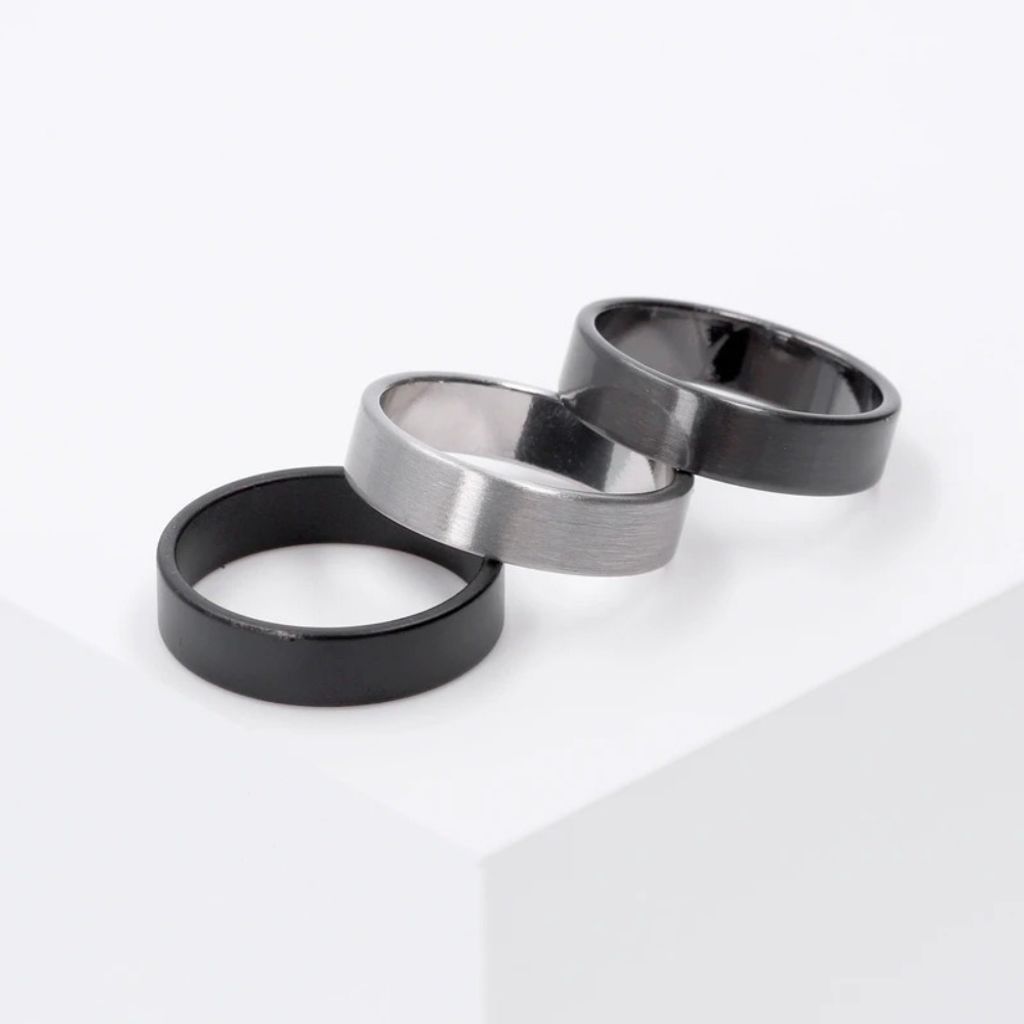 فروش اینترنتی انگشتر زنانه مدل 3 حلقه - accessory_vay - Angoshtar 017