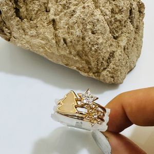 خرید انلاین انگشتر زنانه مدل ستاره پک سه تایی - accessory_vay - Angoshtar 021