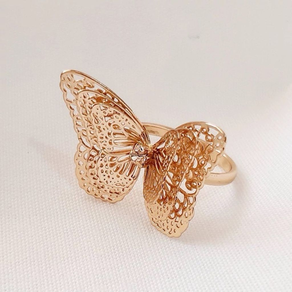 خرید آنلاین انگشتر زنانه مدل پروانه - accessory_vay - Angoshtar 026