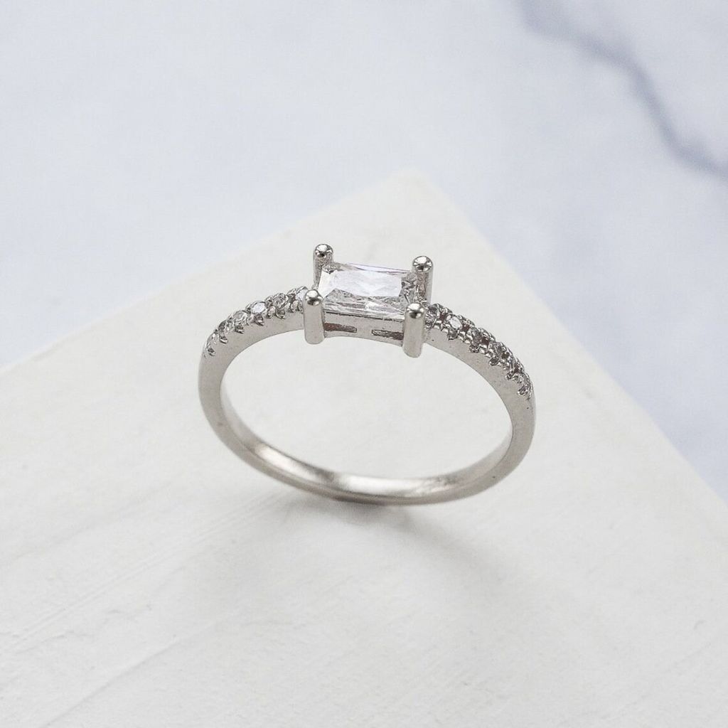 قیمت انگشتر زنانه مدل تک نگین - accessory_vay - Angoshtar 029