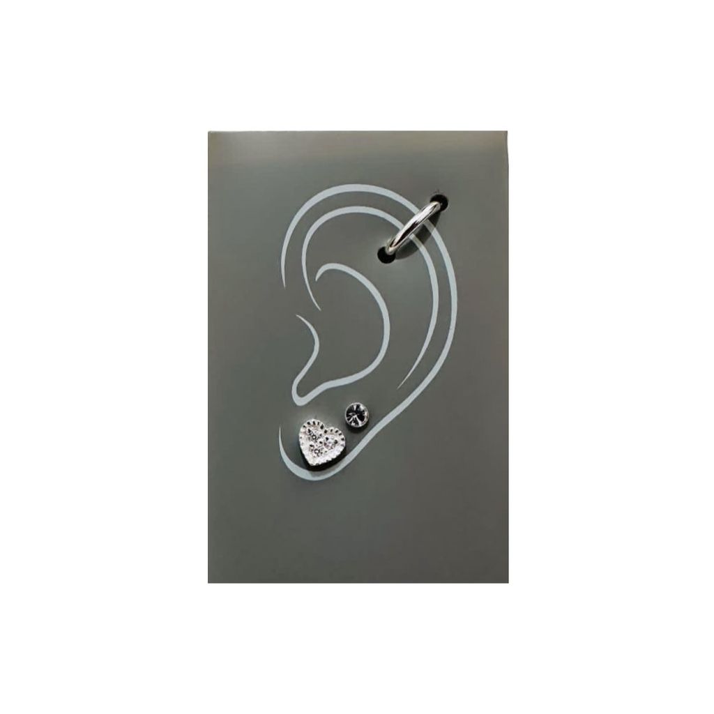 فروش اینترنتی ایرکاف زنانه مدل پک سه تایی طرح قلب - accessory_vay - earkaf 002