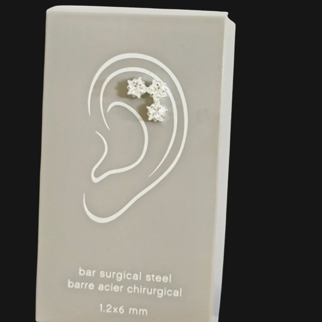 فروش اینترنتی ایرکاف زنانه مدل سه گل - accessory_vay - earkaf 003