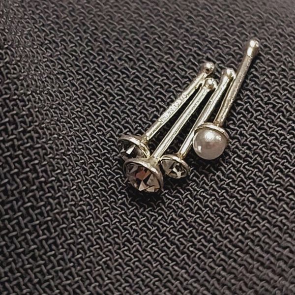 پیرسینگ بینی نقره زنانه مدل پک 4 تایی - accessory_vay - earkaf 007