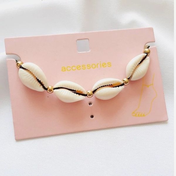 پابند زنانه مدل صدفی - accessory_vay - paband 014