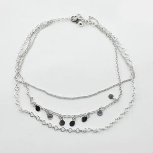 خرید آنلاین پابند زنانه مدل سه لاین آویز سکه ای - accessory_vay - paband 015