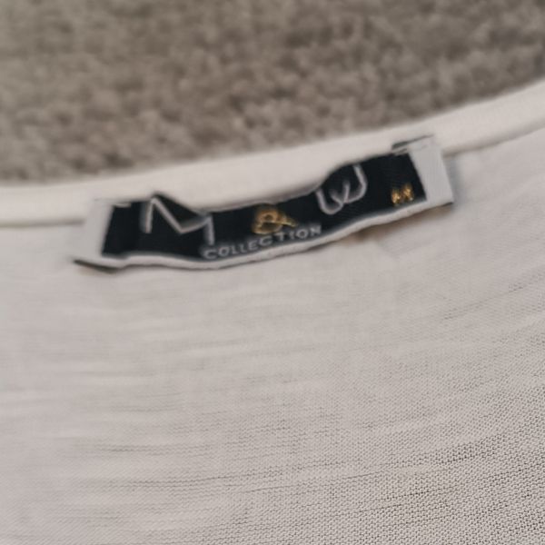 تیشرت زنانه سفید نگین دار وارداتی