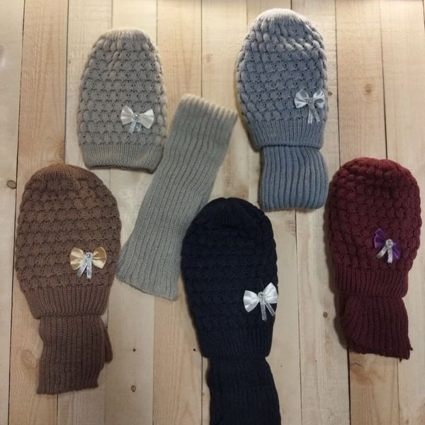 کلاه و شالگردن دخترانه