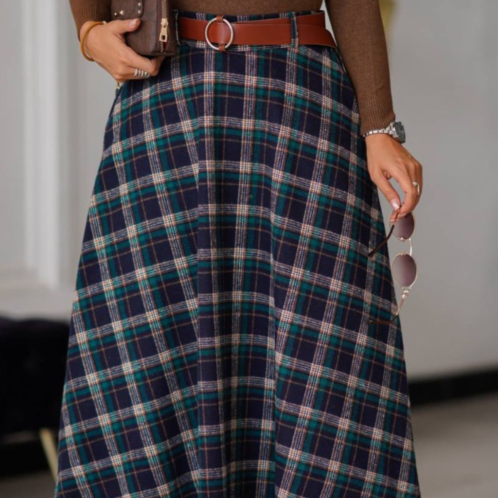 خرید انلاین دامن پشمی آوین