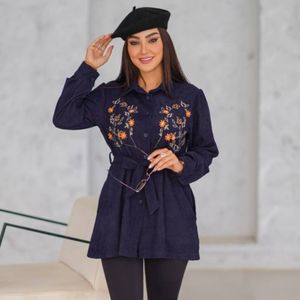 فروش اینترنتی مانتو مخمل کبریتی آدری