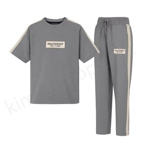 ست تیشرت و شلوار مردانه لانگ پنبه ملانژ