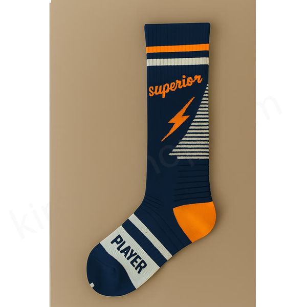 جوراب ورزشی اسپرت تا زیر زانو طرح سوپر اسپرت بسیار اعلا