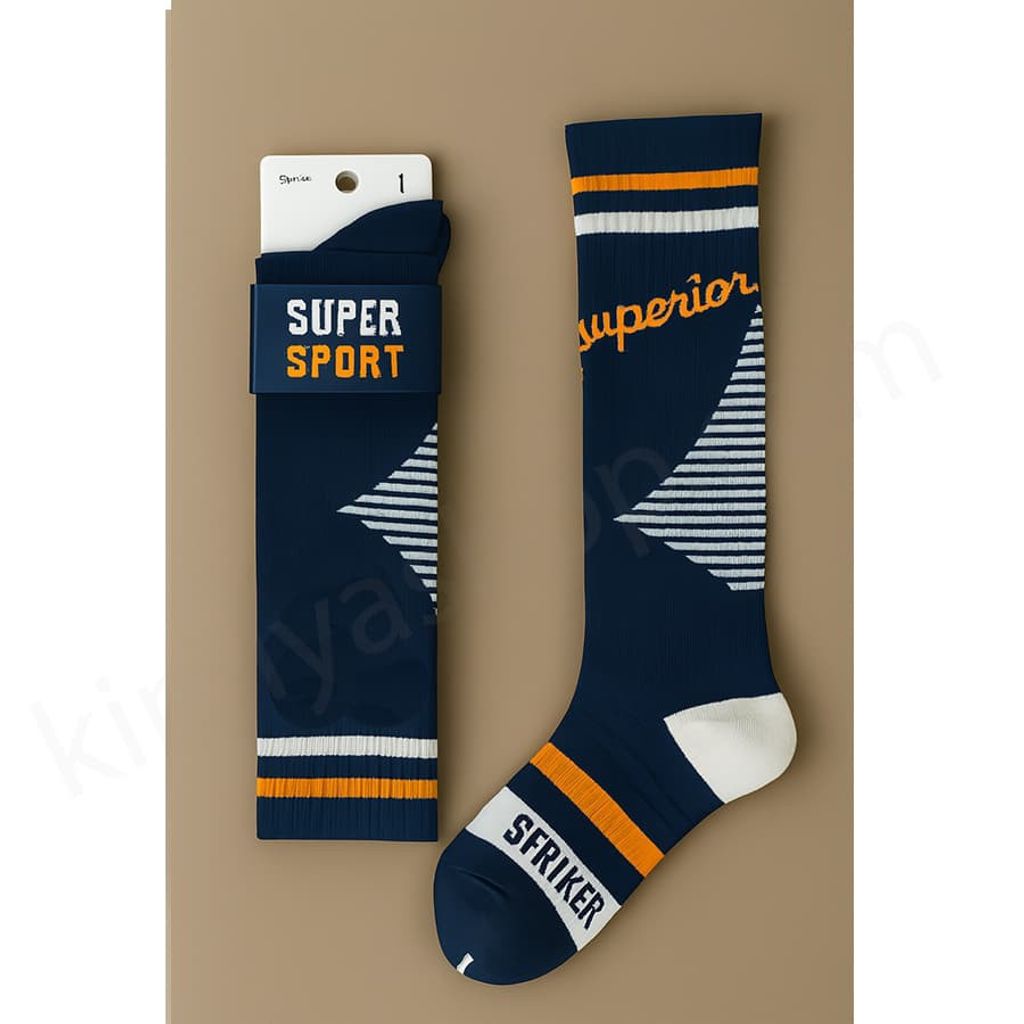 خرید آنلاین جوراب ورزشی اسپرت تا زیر زانو طرح سوپر اسپرت بسیار اعلا