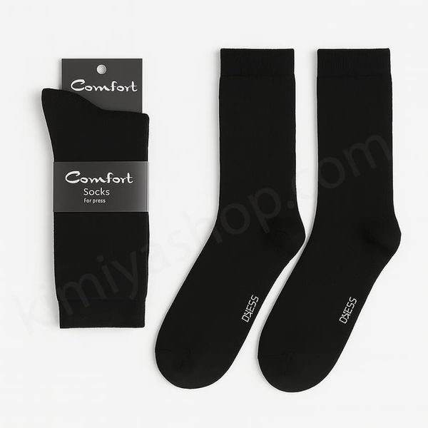 جوراب حوله ای مردانه کامفورت رنگ مشکی با تضمین کیفیت