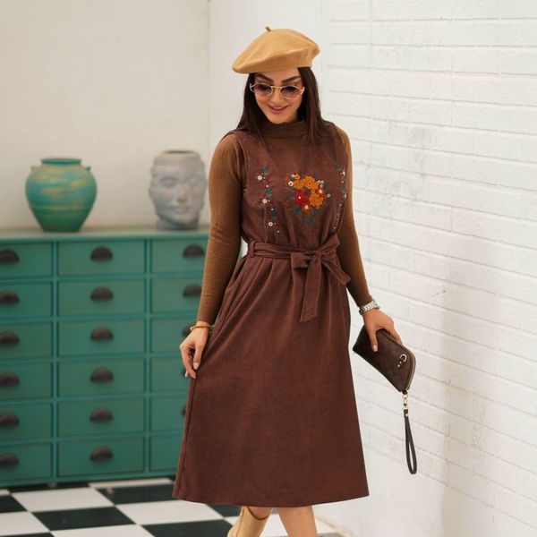 سارافون مخمل کبریتی آگرین