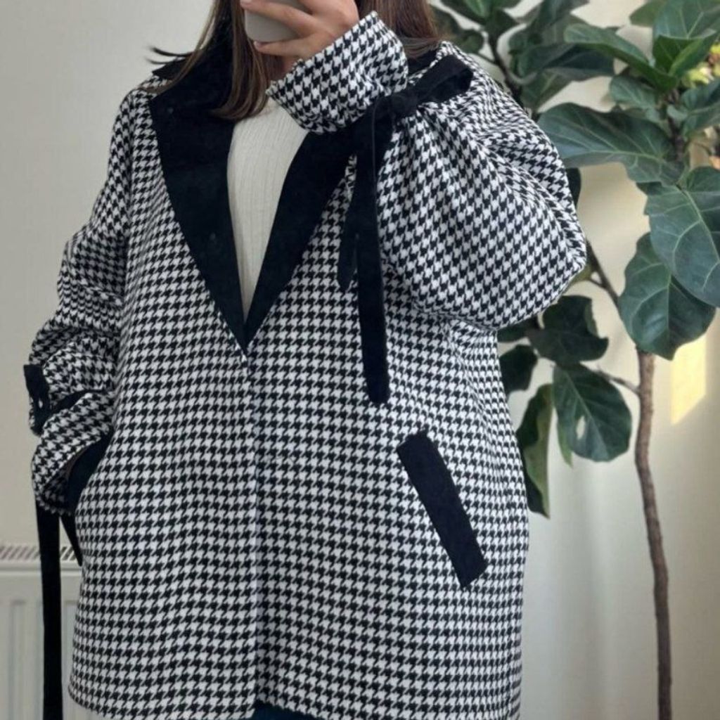 خرید آنلاین مانتو پاییزی شکلات