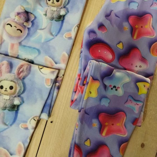 شلوار مخمل سه بعدی دخترانه