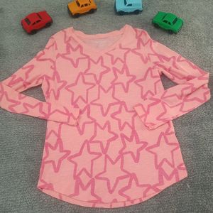 بلوز آستین بلند دخترانه نخ پنبه وارداتی