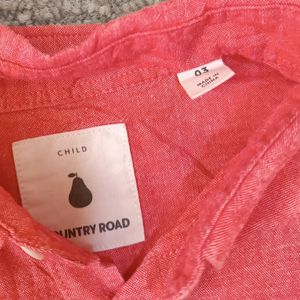 پیراهن پسرانه لینن وارداتی