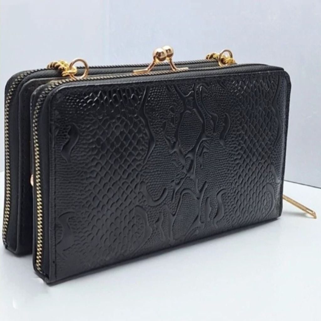 قیمت ارزان کیف مجلسی زنانه مدل آهو طرح پوست ماری