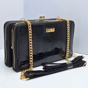 کیف مجلسی زنانه مدل آهو طرح آبشاری