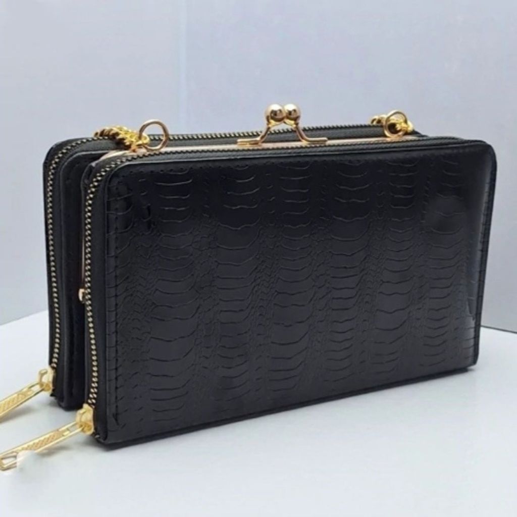 خرید اینترنتی کیف مجلسی زنانه مدل آهو طرح آبشاری