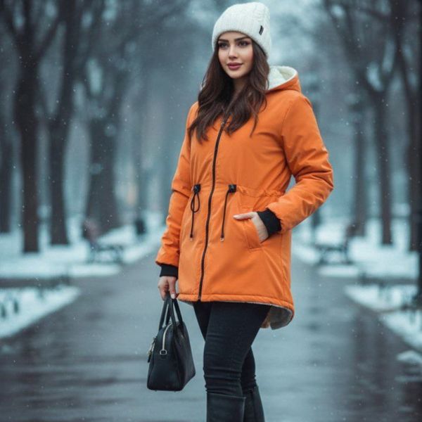 کاپشن زنانه طرح هستی