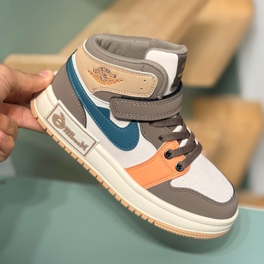 خرید اینترنتی قیمت کتونی بچگانه نیمساق طرح نایک جردن abc از murche کد 4071201