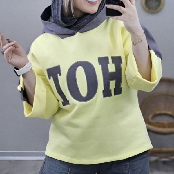 هودی دخترانه و زنانه طرح پاستیلی ویدا