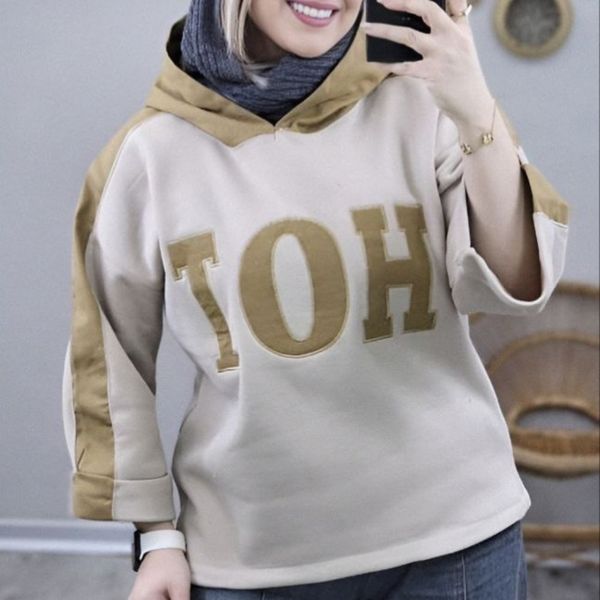 هودی دخترانه و زنانه طرح پاستیلی ویدا