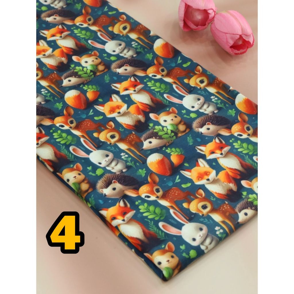 فروش اینترنتی پارچه تریکو لاکراه چاپ دیجیتال درجه یک