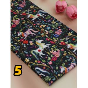 پارچه تریکو لاکراه چاپ دیجیتال درجه یک