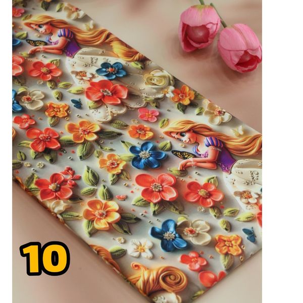 پارچه تریکو لاکراه چاپ دیجیتال درجه یک