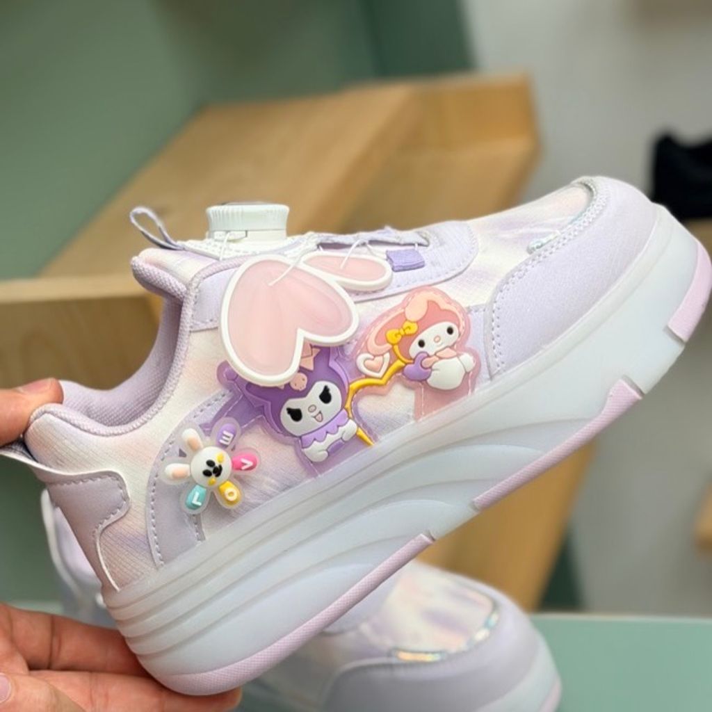 خرید اینترنتی قیمت کتونی اسکیتی چراغدار طرح کرومی ملودی از KAKA کد 4072702