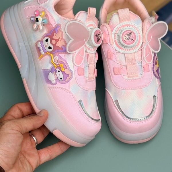 کتونی اسکیتی چراغدار طرح کرومی ملودی از KAKA کد 4072702